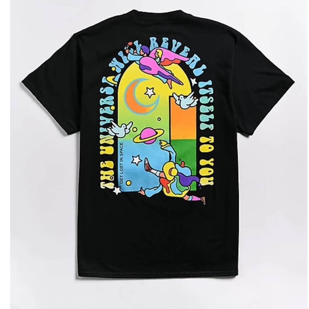 Black Graphic T-Shirt - Picture 2 of 5